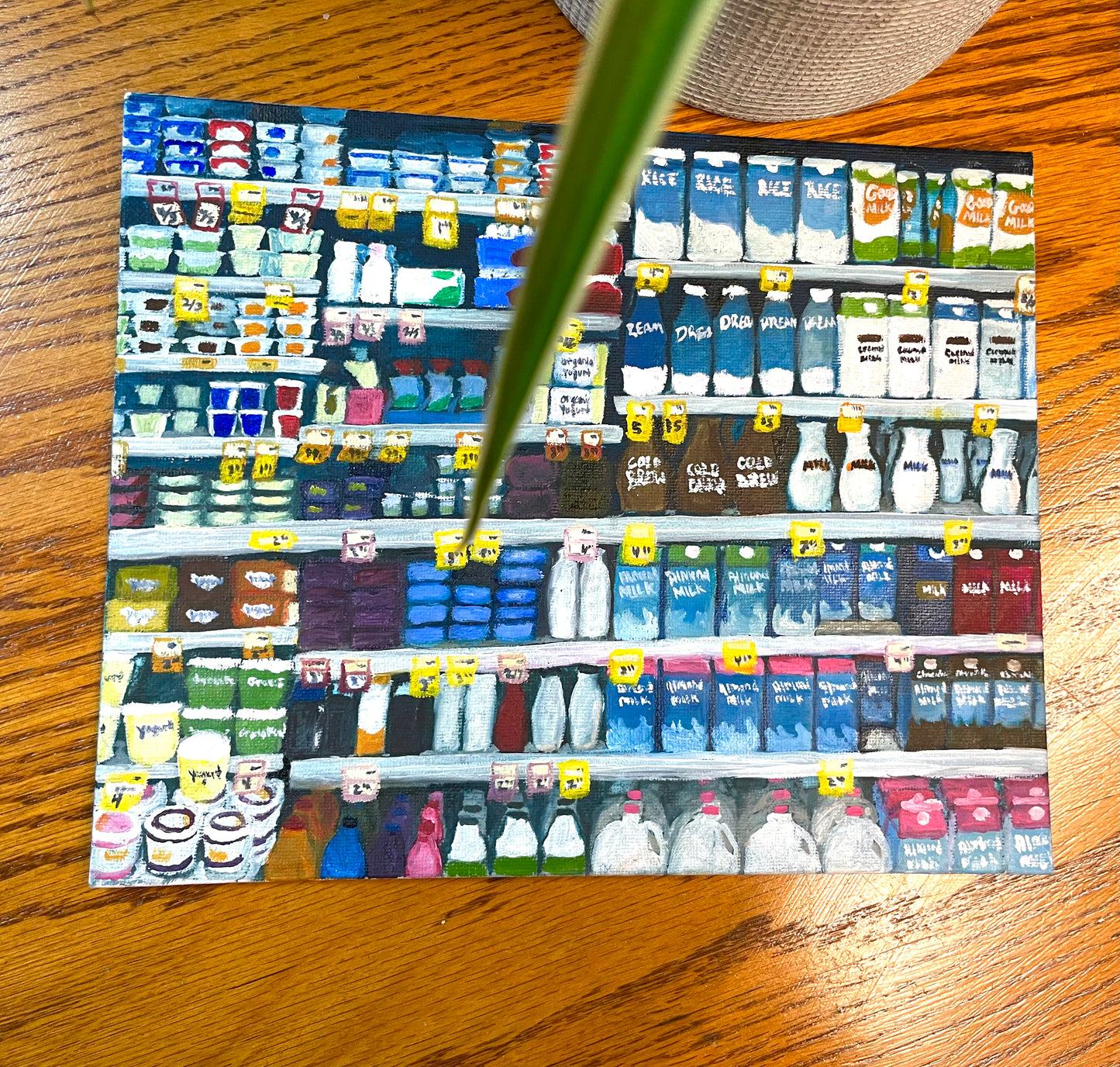 “The Dairy Aisle” Oil Painting
