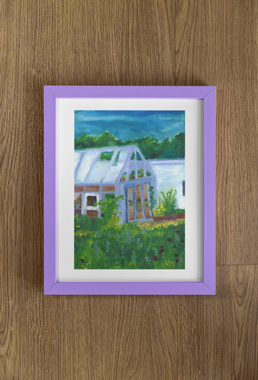 Flower House Fine Art Print
