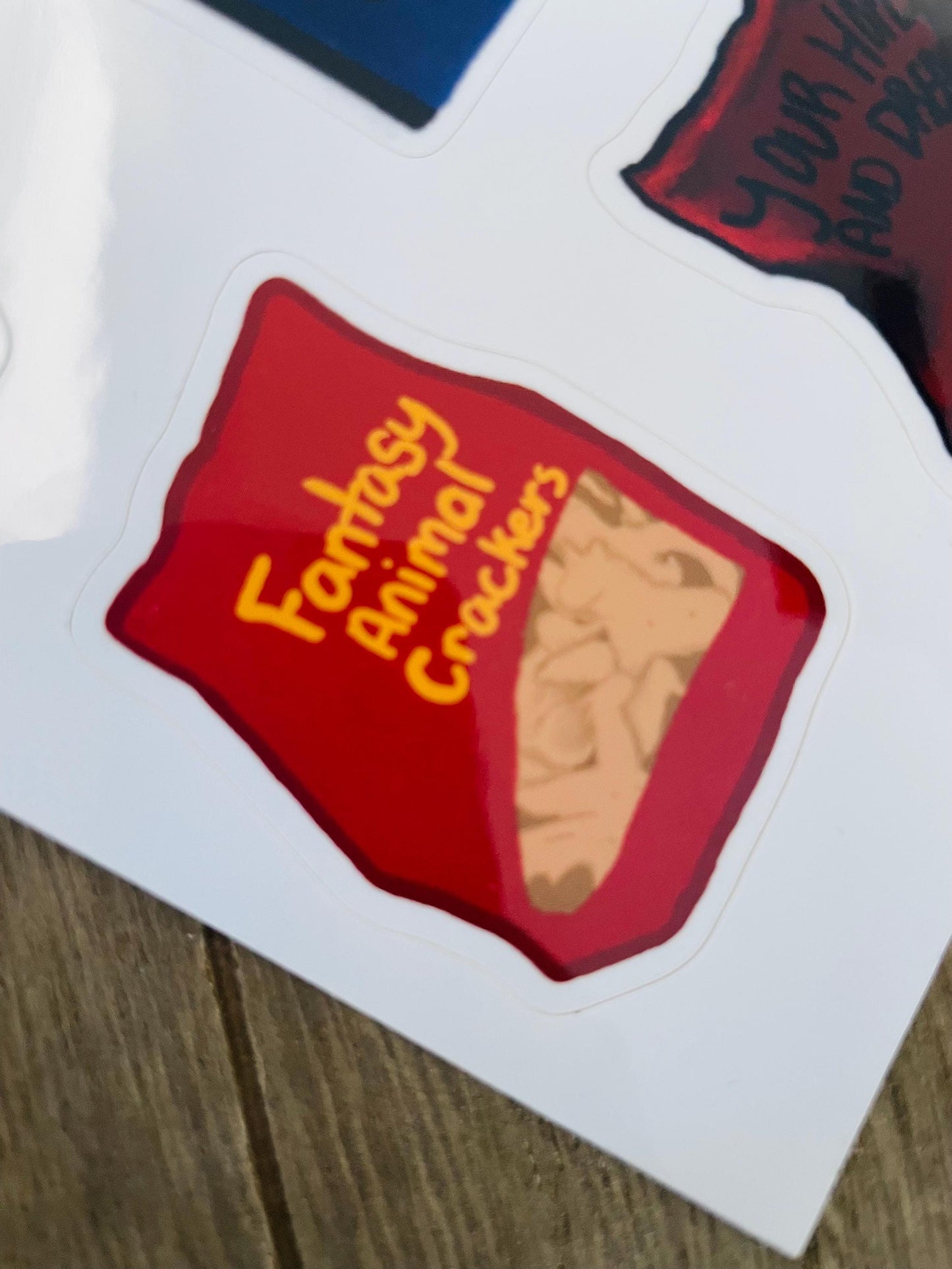 Cute and Colorful Snacks Sticker Sheet