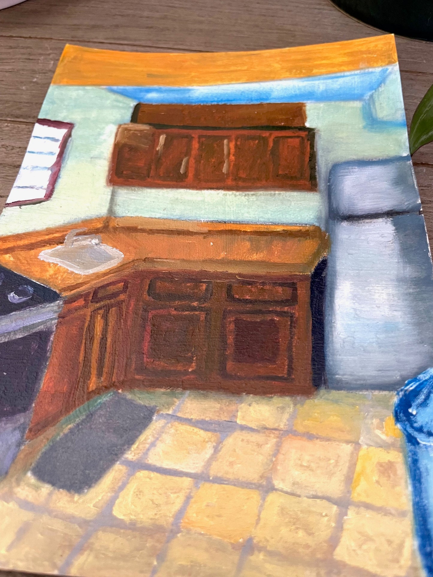 Just a Kitchen Oil Painting