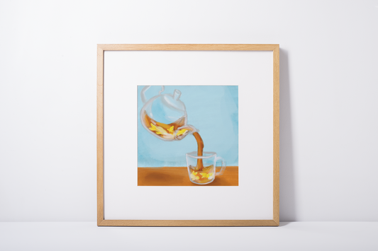 Gold Infused Tea Fine Art Print