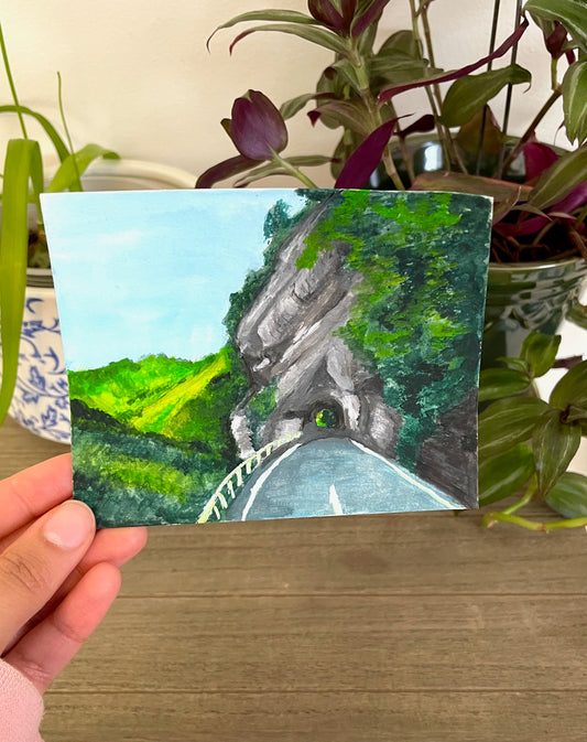 Mountain Path Mini Painting