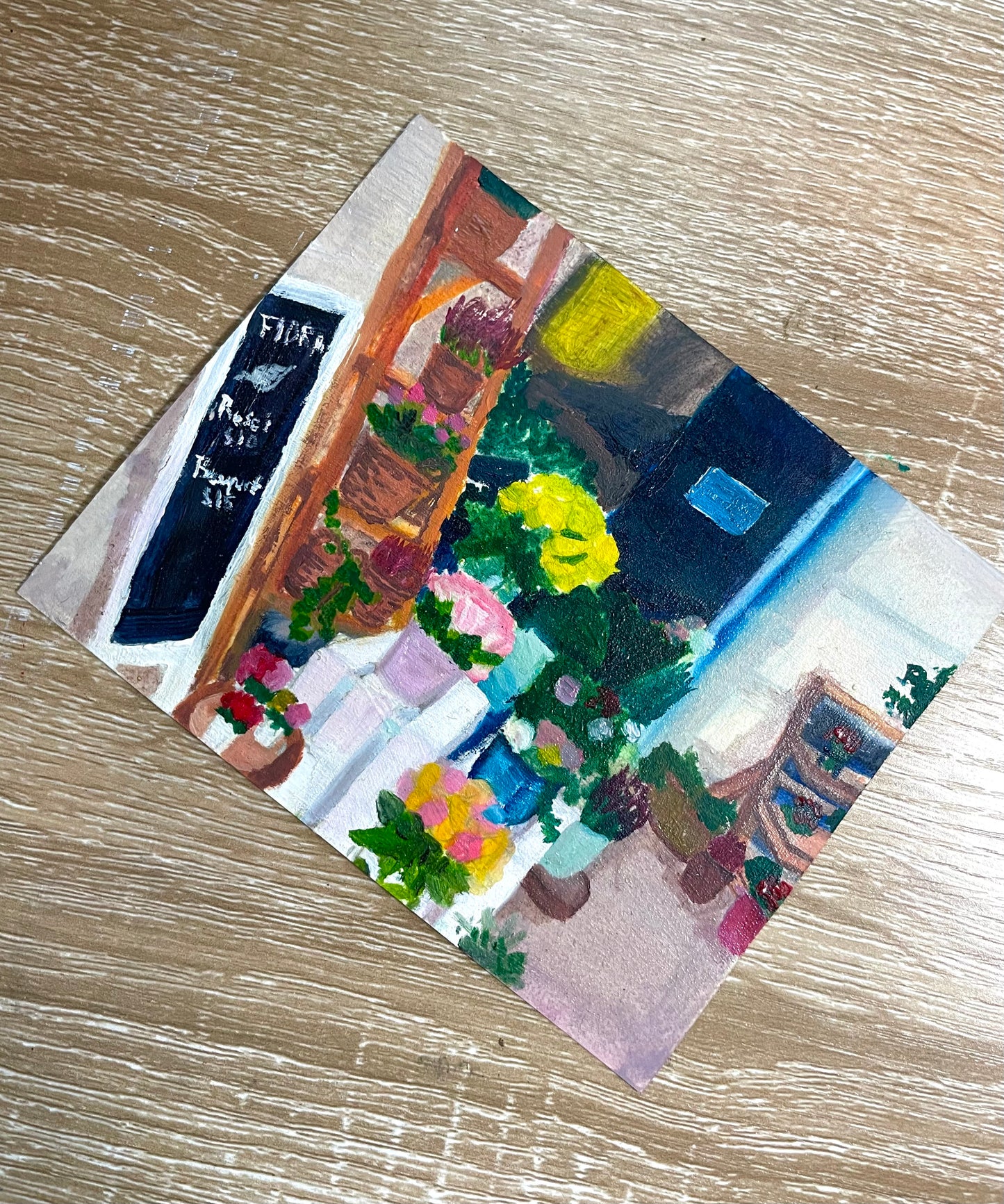 Florist mini painting