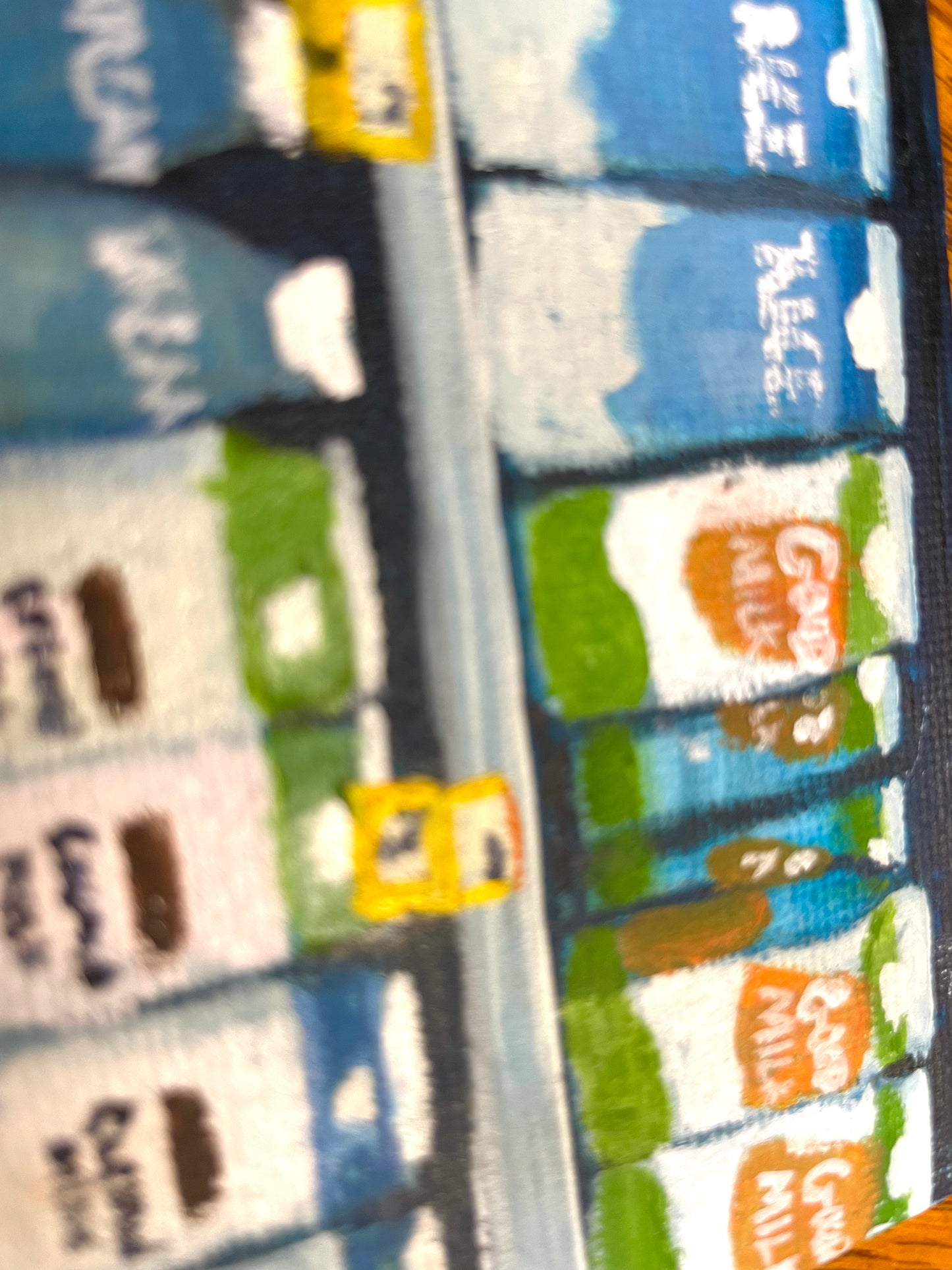 “The Dairy Aisle” Oil Painting
