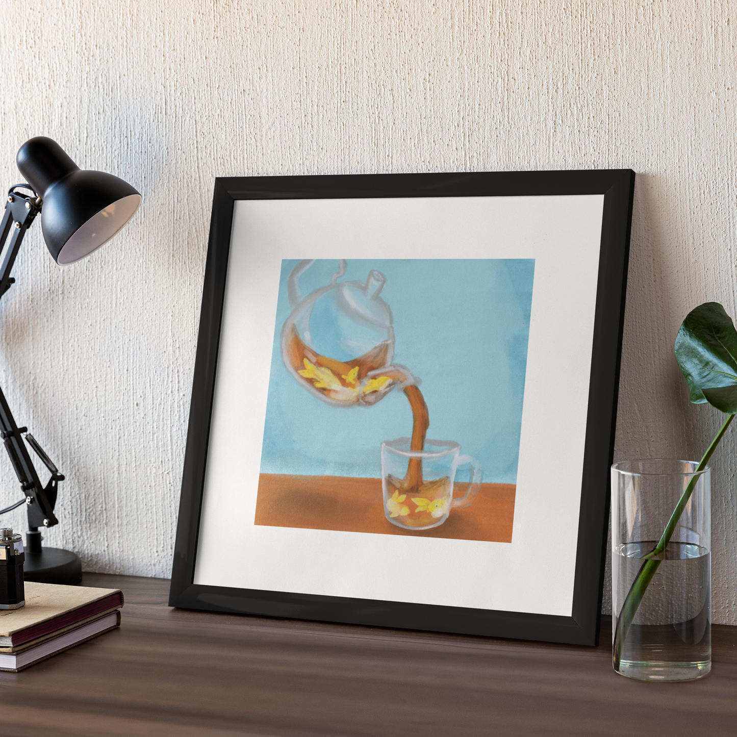 Gold Infused Tea Fine Art Print