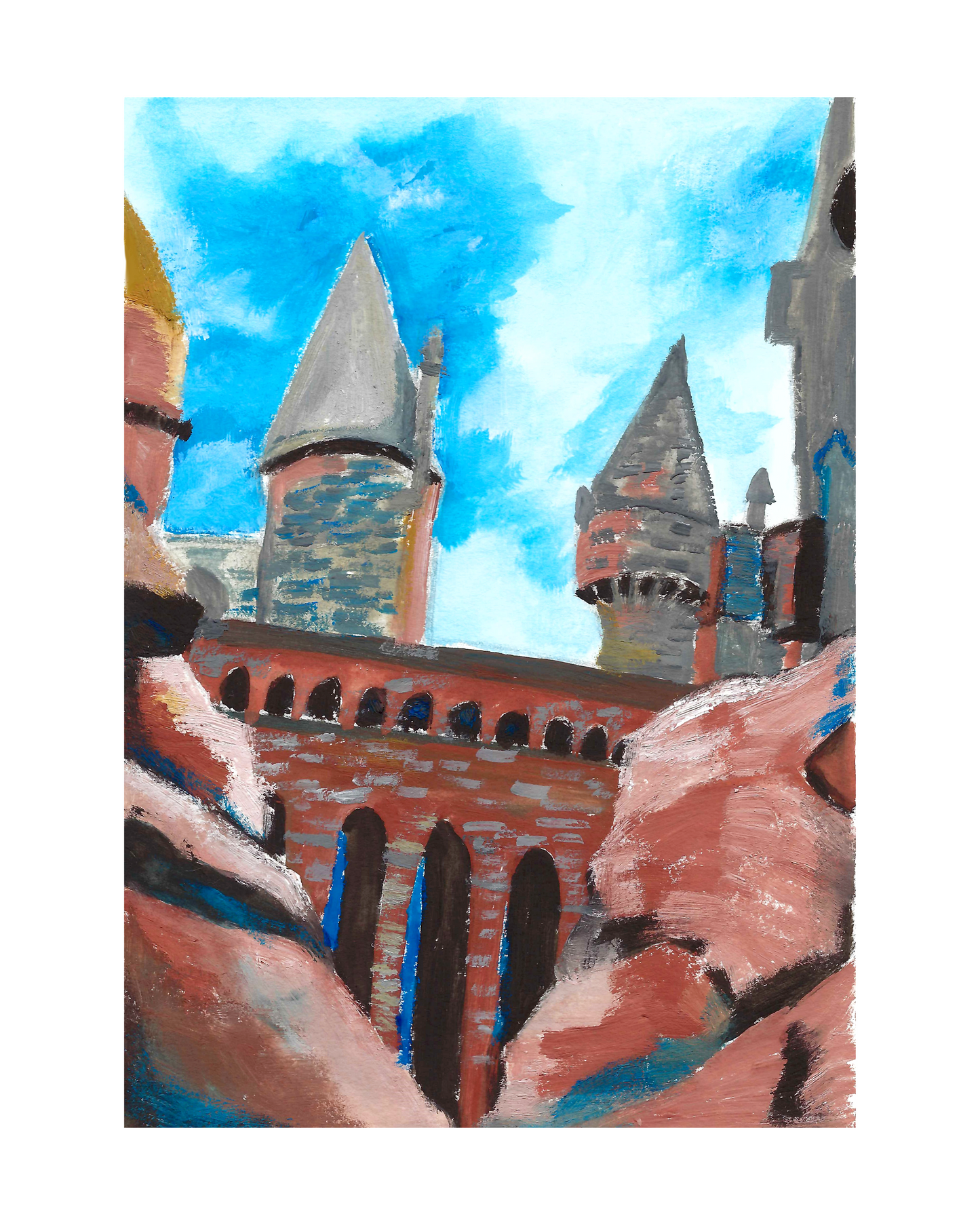 Castle and Sky Fine Art Print