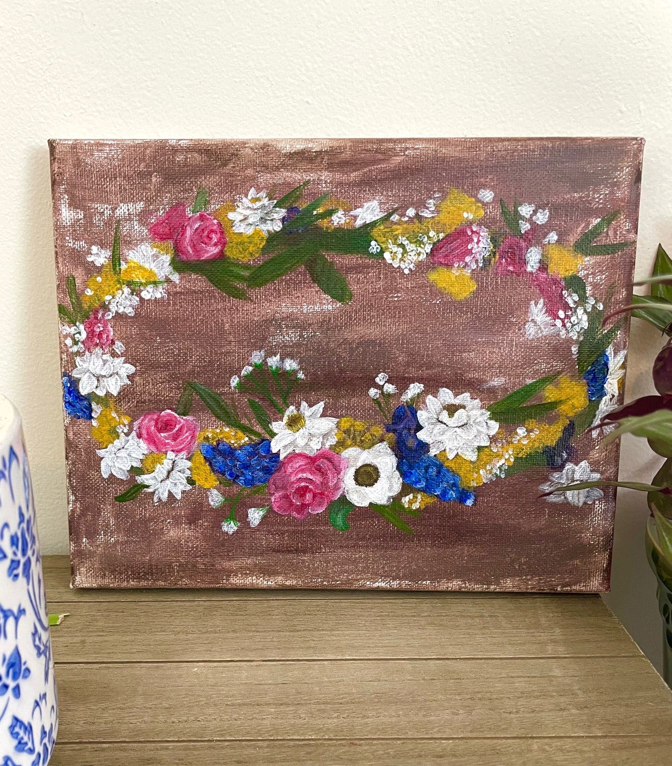 Flower Crown Painting
