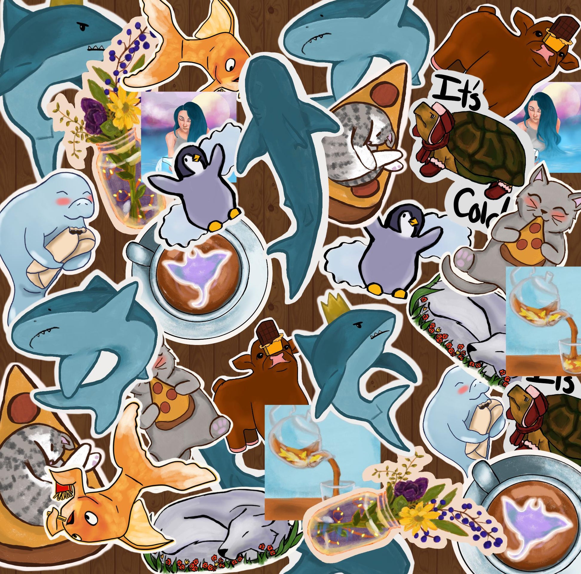 Handmade Mystery Sticker Pack