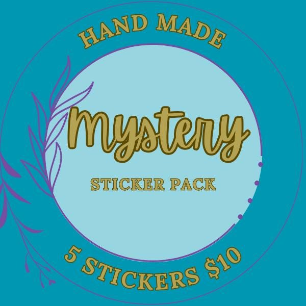 Handmade Mystery Sticker Pack