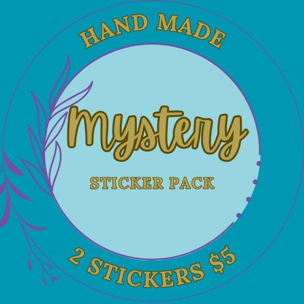 Handmade Mystery Sticker Pack