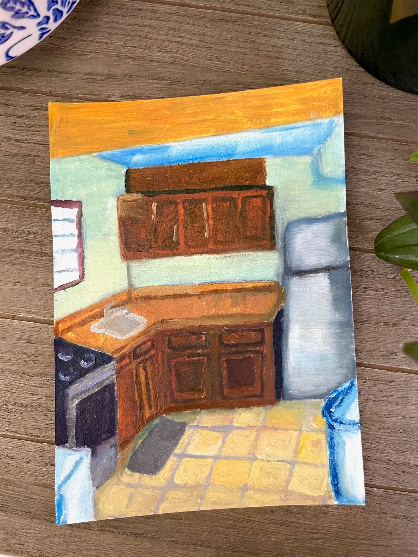 Just a Kitchen Oil Painting