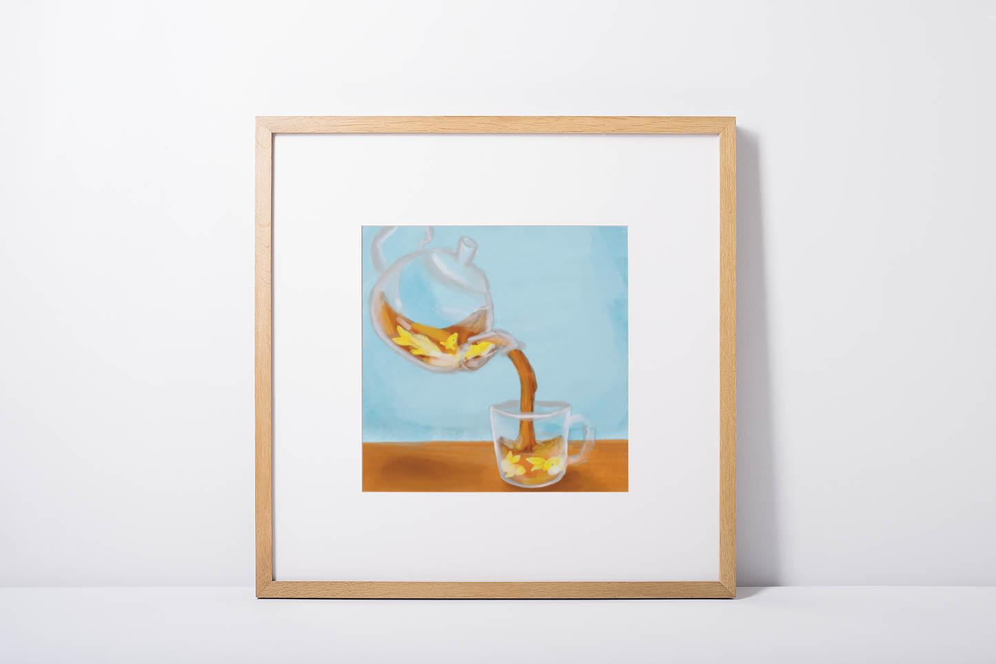 Gold Infused Tea Fine Art Print