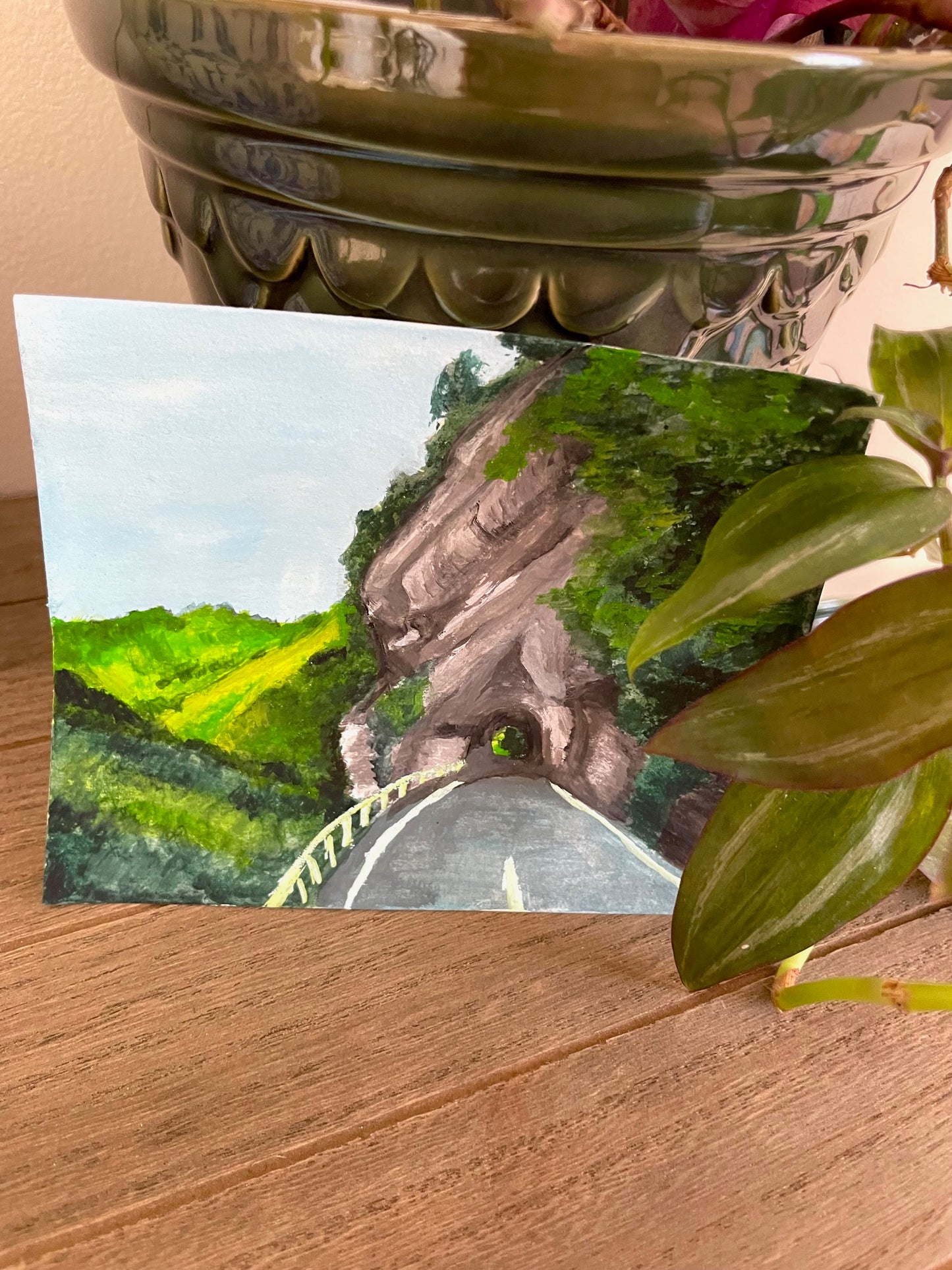 Mountain Path Mini Painting